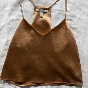 F21 Rose gold blouse